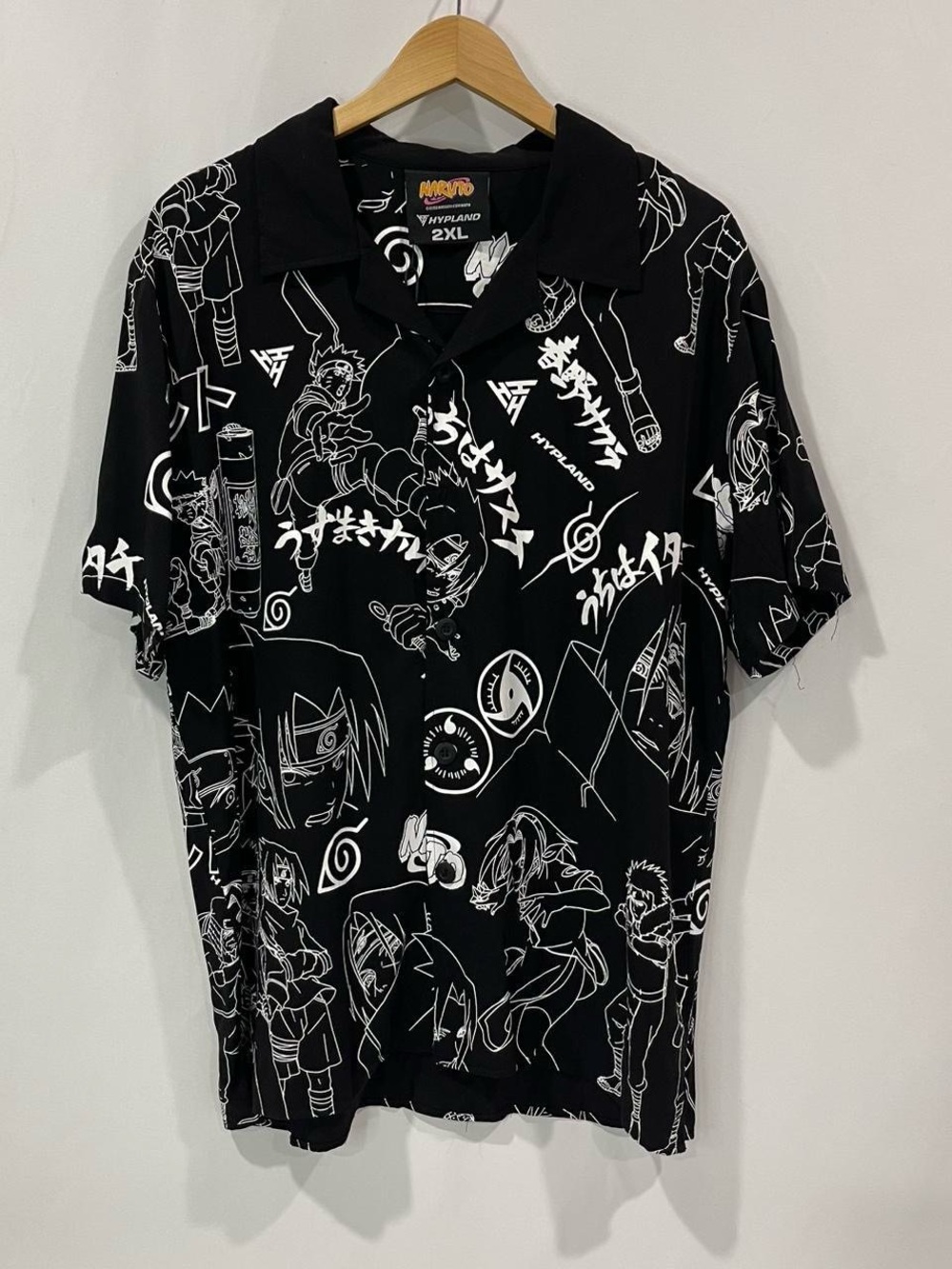 Naruto Graphic Short Sleeve Button-Down Shirt